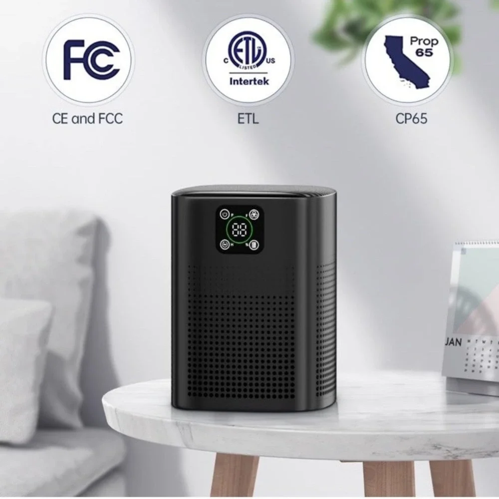 Honeyuan 2 Pack‎ Air Purifiers H3 Hepa Air Purifier With 360° Air Intake